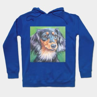 Dachshund Fine Art Painting Hoodie